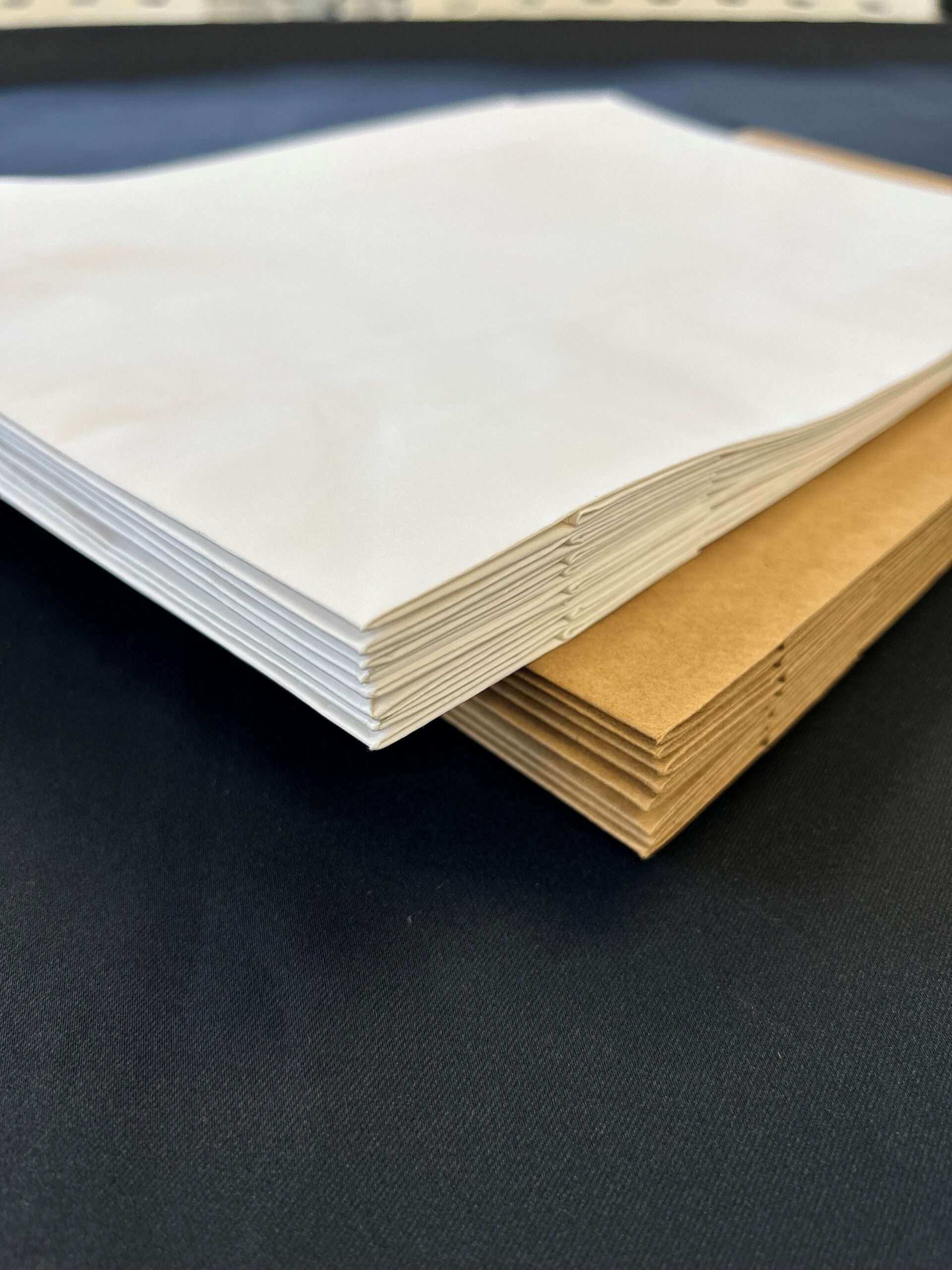 未晒と晒の紙袋