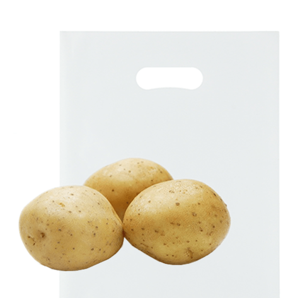 じゃがいも（穀物）とグリセリンを配合した環境配慮ポリ袋