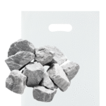 石灰石から生まれた素材（LIMEX）を配合したポリ袋