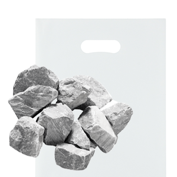 石灰石から生まれた素材（LIMEX）を配合したポリ袋