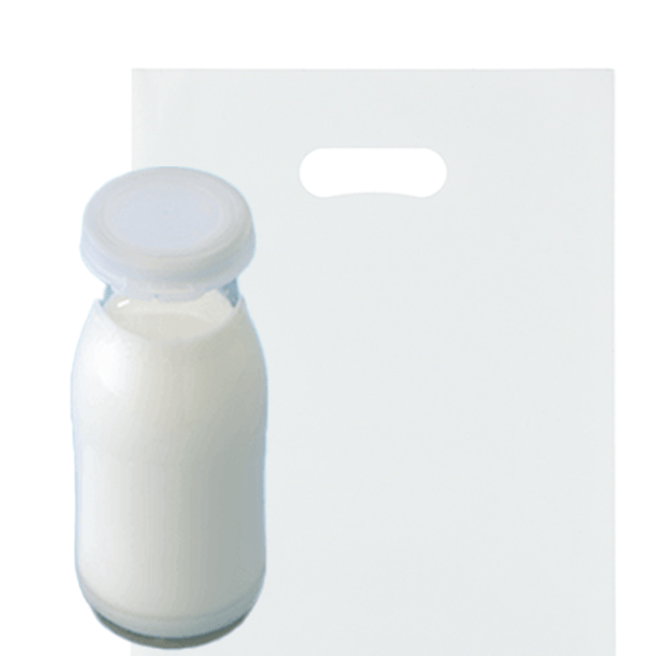 牛乳ビンキャップの再生ポリ