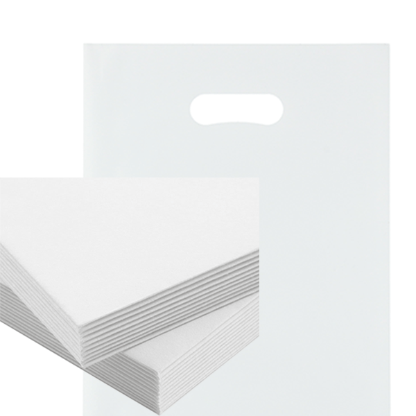 紙素材を配合した再生ポリ