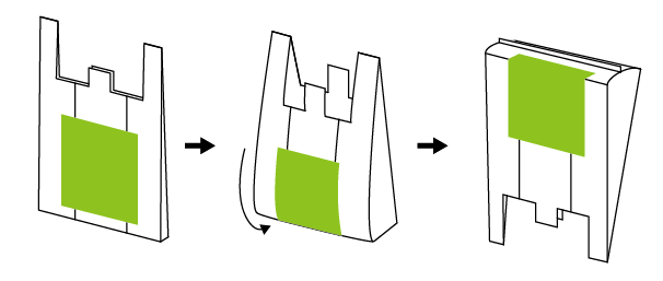 印刷範囲を説明する画像