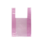 ペールピンクのポリ袋にオリジナル印刷
