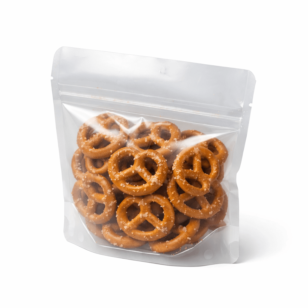 スタンドパックにお菓子が入ったイメージ