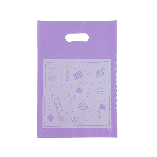 楕円抜き袋の製造実績（石黒香舗）