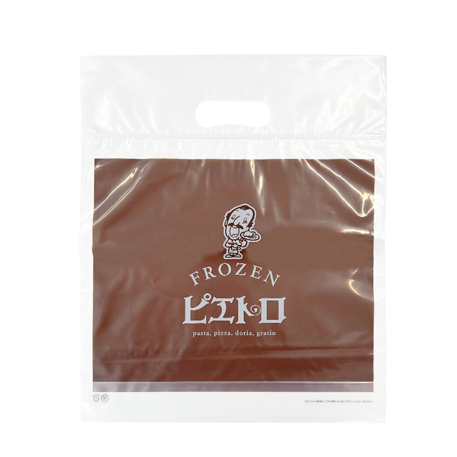 ピエトロ様製造実績（楕円抜き袋）